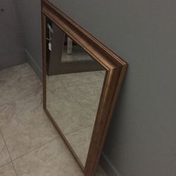 Gold mirror—new.