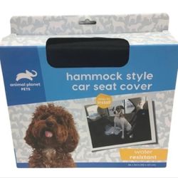 NWT Animal Planet Pets Hammock Style Car Seat Cover-56" x 54"