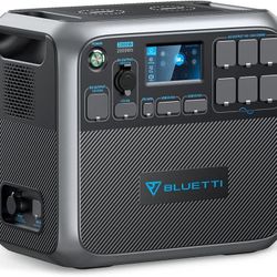 BLUETTI AC200P Portable Power Station, 2000Wh LiFePO4 Battery Backup w/ 6 2000W AC Outlets (4800W Peak), Solar Generator for Outdoor Camping, RV Trave