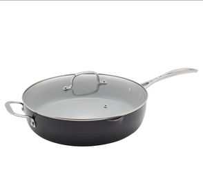 Henckels 5-qt Everyday Ceramic Nonstick Saute Pan with Handle Helper & Lid