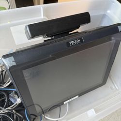 Used - Touch Dynamic Point of Sale (POS) terminal system, printer and 2 cash drawers with all wiring.