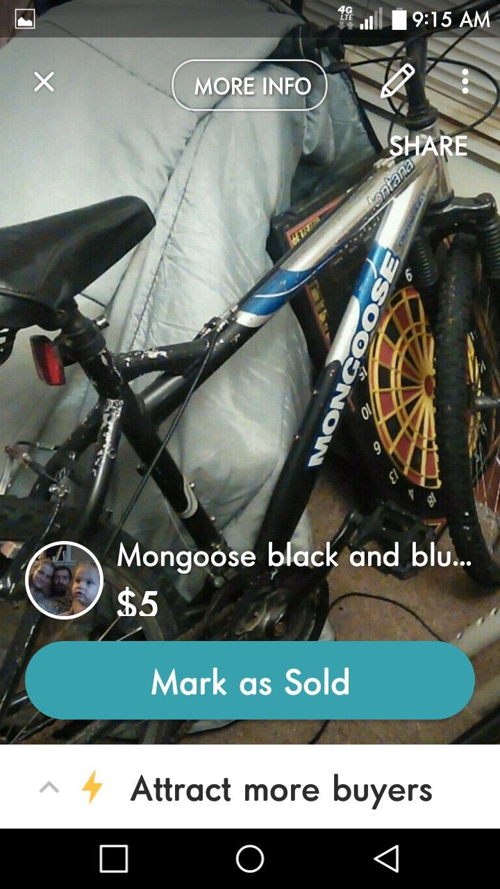 Mongoose bicycle