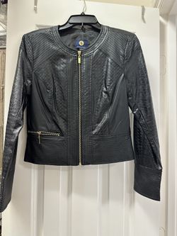 Adrienne Vittadini Leather Jacket