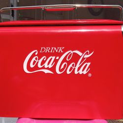 Cocoa Cola Ice Chest, 2 Buckets &  Six Pack Holder