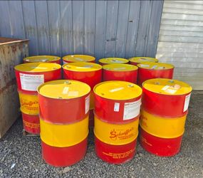55 gallon metal barrel