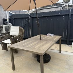 Mainstays Dashwood 7 Piece Dining Set, Cream