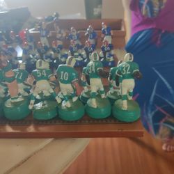 Custom 1 Of 1 Vintage Dolphins Vs Bills Chess Set