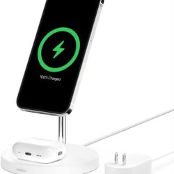 Belkin MagSafe 2-in-1 Wireless Charging Stand 
