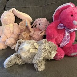 STUFFED EASTER BUNNY BUNNIES 