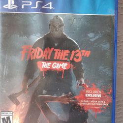 Friday The 13th Game For Ps4 for Sale in Moreno Valley, CA - OfferUp