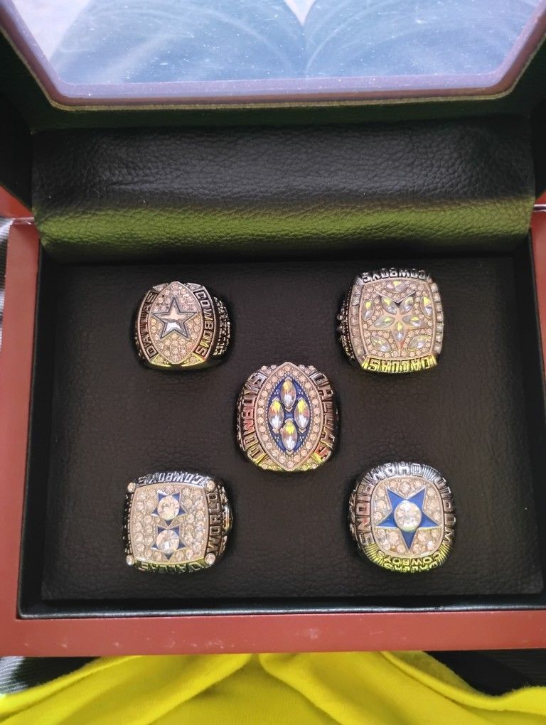 5 Dallas Cowboys Championship Rings
