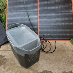 Ecoflow Delta 1300 Watts Portable Power Station With 120 Watts Solar Panel 