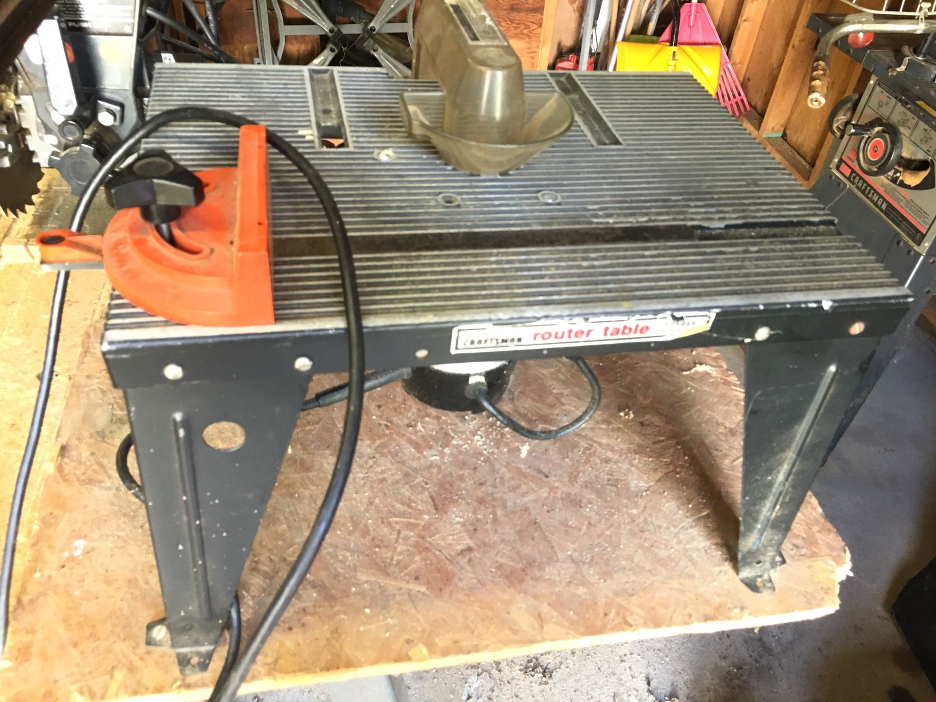 Craftsman router table