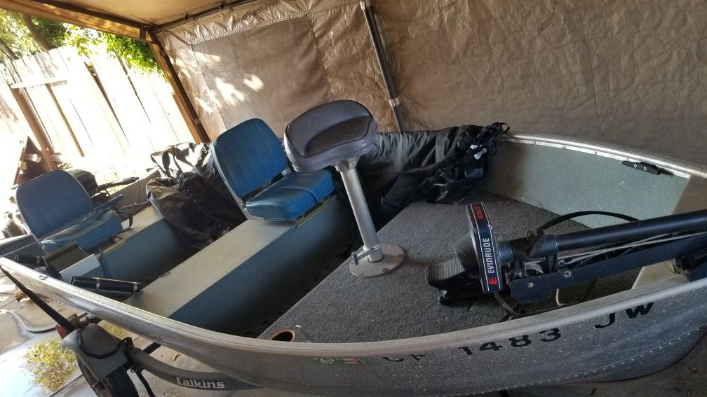 14' Valco Aluminum Fishing Boat