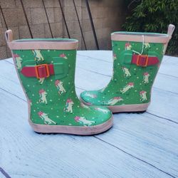 Unicorn Rain Boots Toddler 7/8