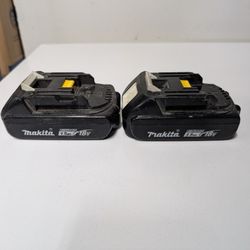 2 Makita lxt 1.5ah batteries