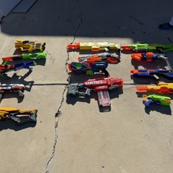 Nerf Gun Lot 14 Guns