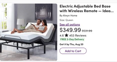 Electrical bed base