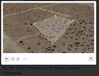 20,107 Sq Ft Vacant Lot In Kern County California