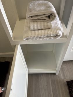 bathroom shelf organizer