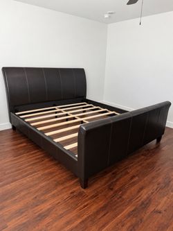 King size Bed frame, dresser and nightstand
