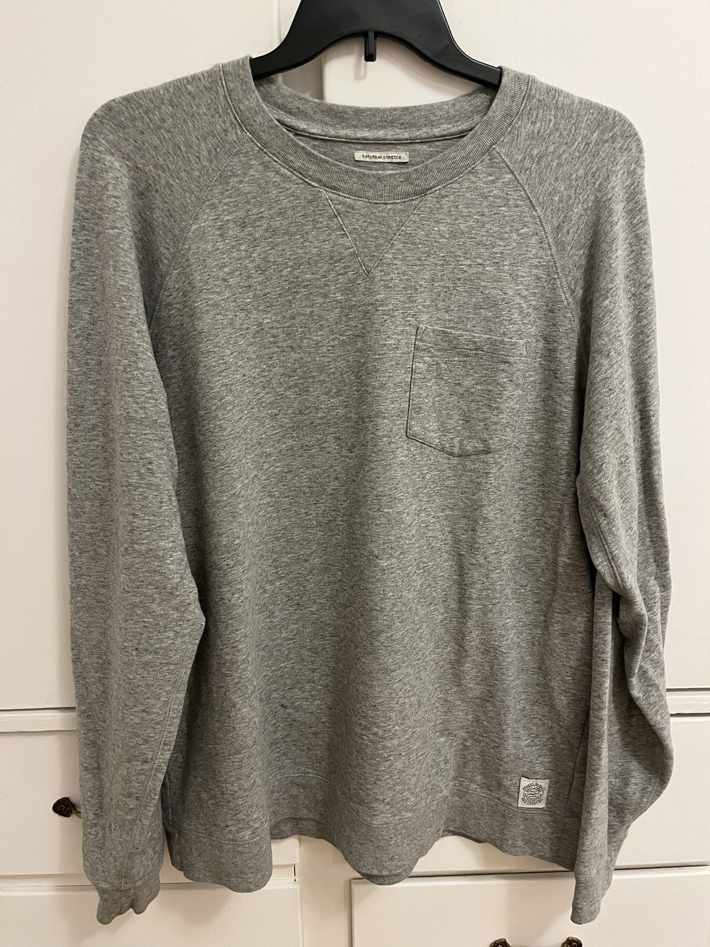 Lucky Brand - Gray Saturday Stretch Pullover Sweatshirt