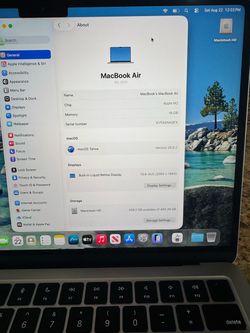 2022 MacBook Air M2 - 16/512