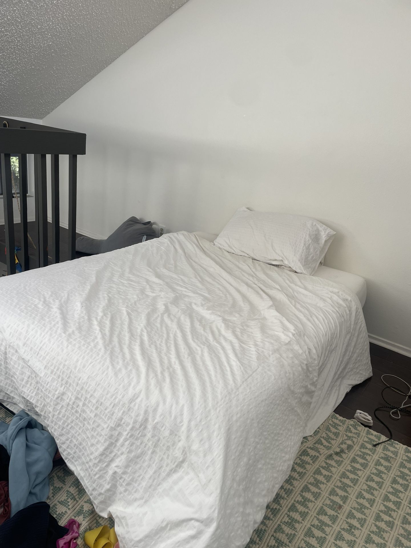 Full Size Mattress and Box Frame (both Costco)