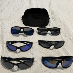 6 Sunglasses With Case