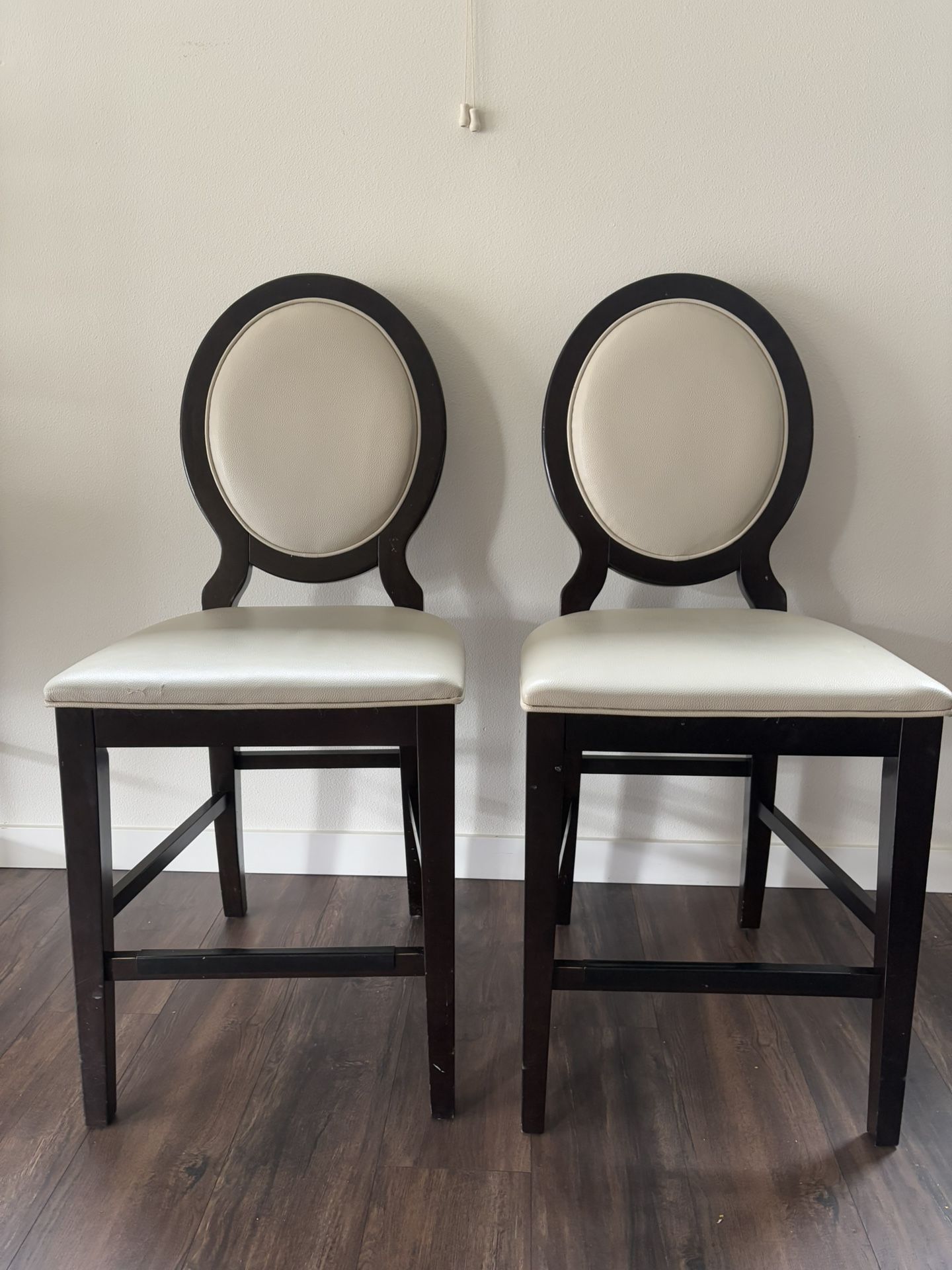 Wooden bar stools Set Of 2