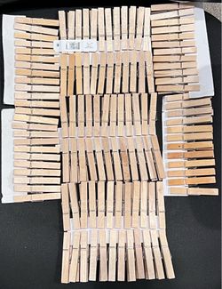Free 10 dozen wood clothes pins