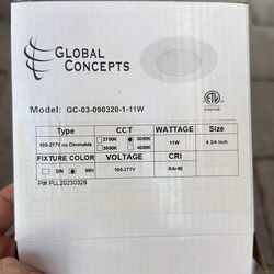 4” LED CEILING WHITE LIGHTS  50 LIGHTS TOTAL