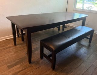 Table and bench