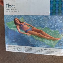 90 In Float Flotador Green Comfort Float Easy Roll Up 