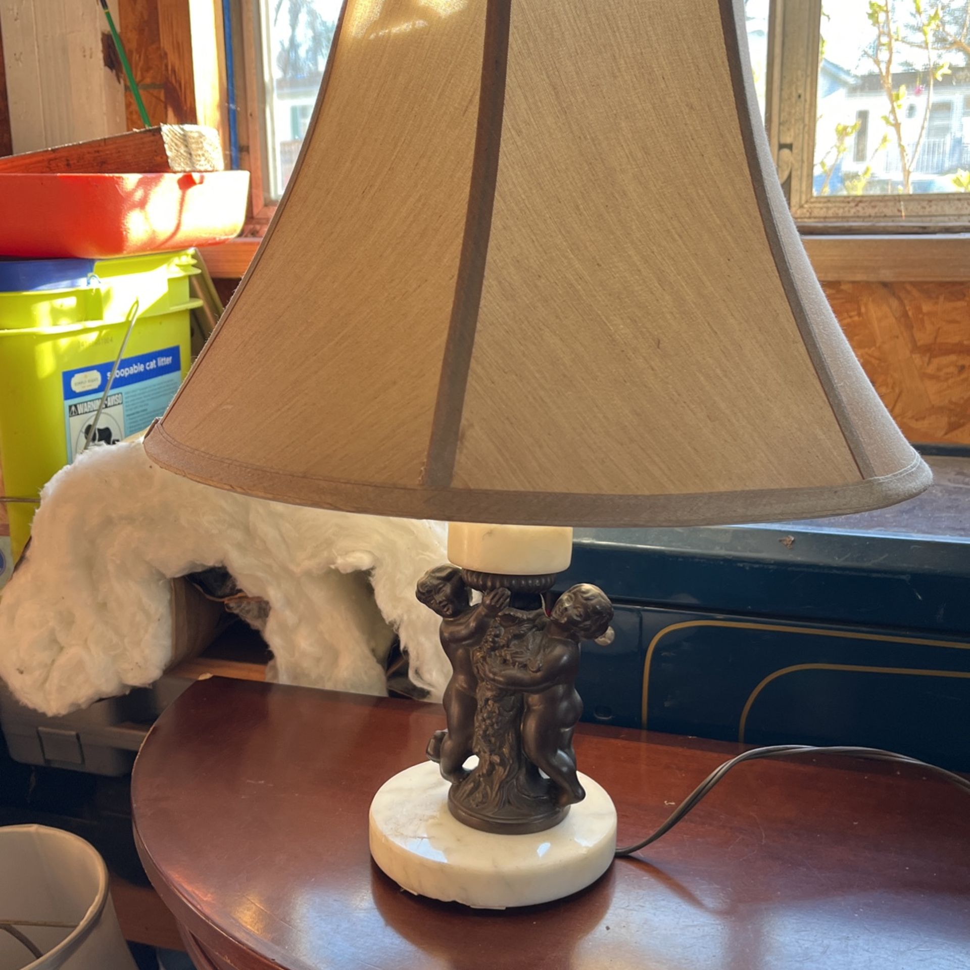 Brass Vintage Cherib Lamp