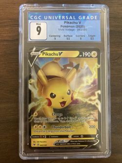 CGC 9 Pikachu V