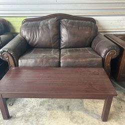 Sofa and coffee table