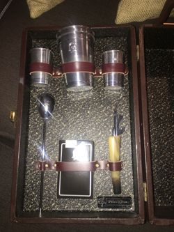 Vintage Travel Bar Set for sale