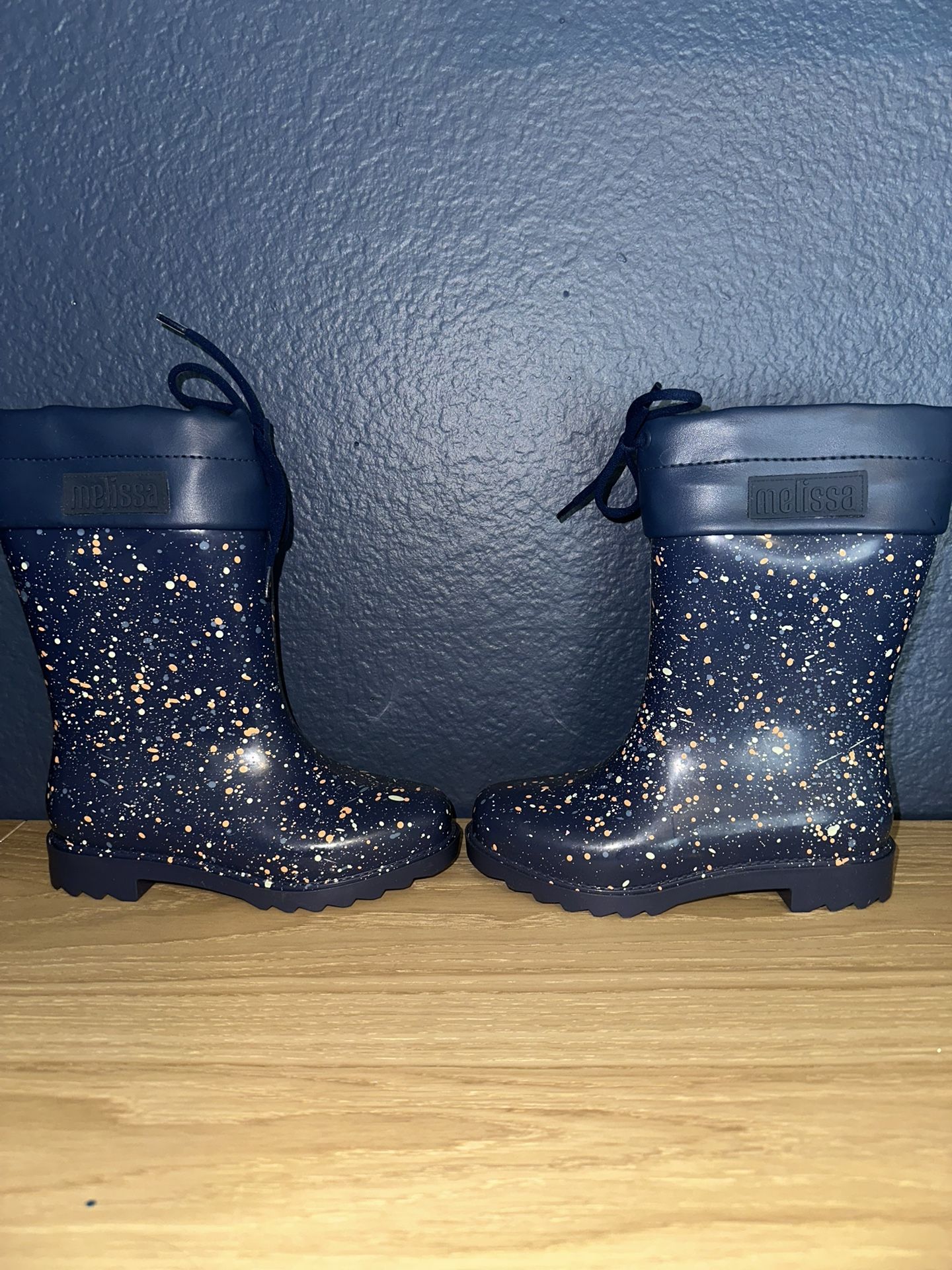 Mini Melissa Rain Boots Size 2
