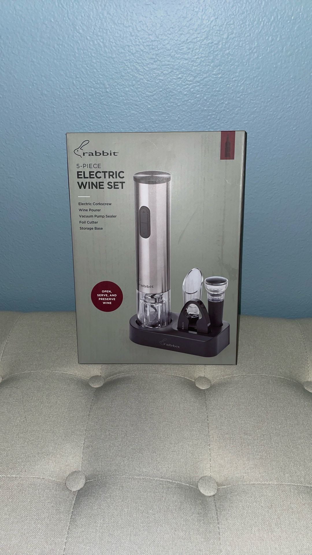 NEW!! Rabbit π ELECTRIC WINE π· SET Opener Pourer