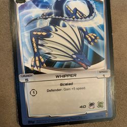 Monsuno Whipper Trading Card