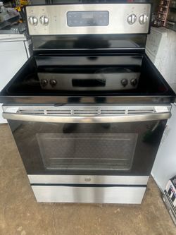 GE electric stove stainless steel