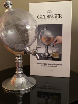 Goldfinger Globe Liquor Dispenser