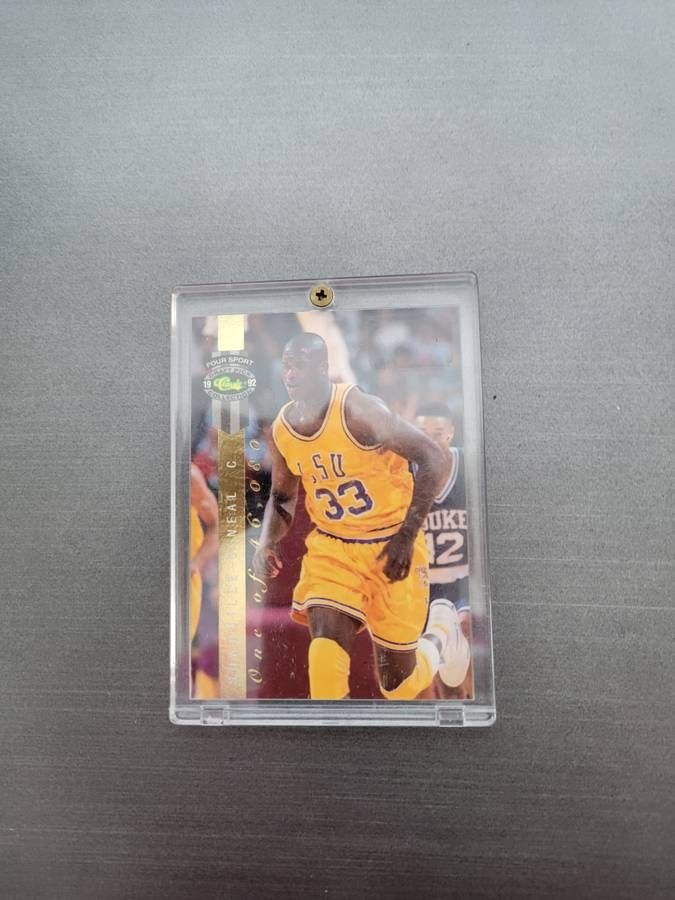 Shaquille O'Neal 1992 Classic 4 Sport Limited Print #LP8 LSU Tigers mint in plastic