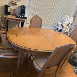 Dining Room Table And Buffet