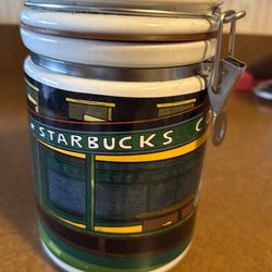Starbucks coffee jar