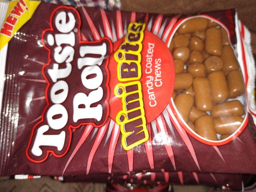 Candy Coated Tootsie rolls minis. Delicious
