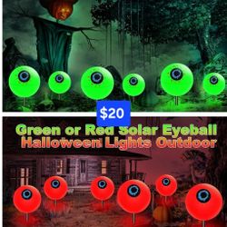 Halloween Solar Lights Eyeball 