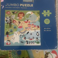 Puzzles (total 12) - 10 Wooden Puzzles +1 World Map And 1 Jumbo Puzzle