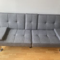 Grey Futon 65.4”